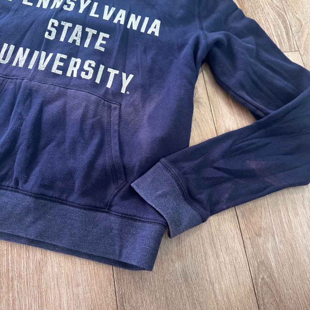 Victoria's Secret PINK Penn State University Hoodie Navy Blue Large PSU Pullover - Picture 2 of 7